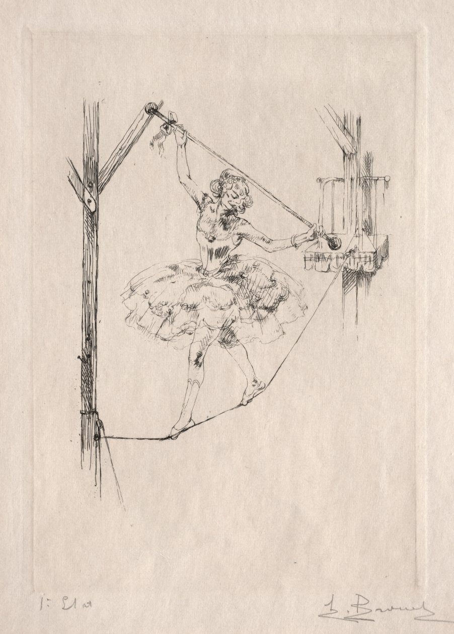Tightrope Dancer af Auguste Brouet