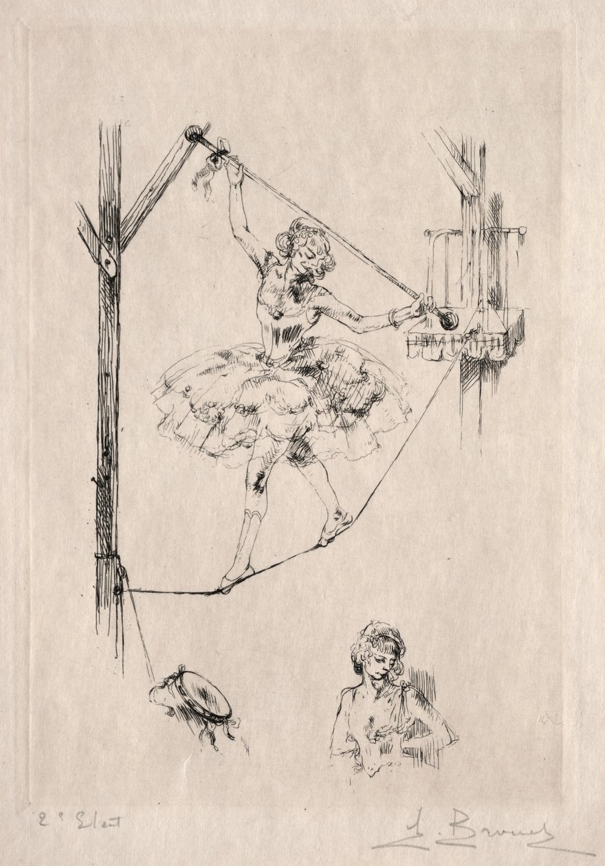 Tightrope Dancer af Auguste Brouet