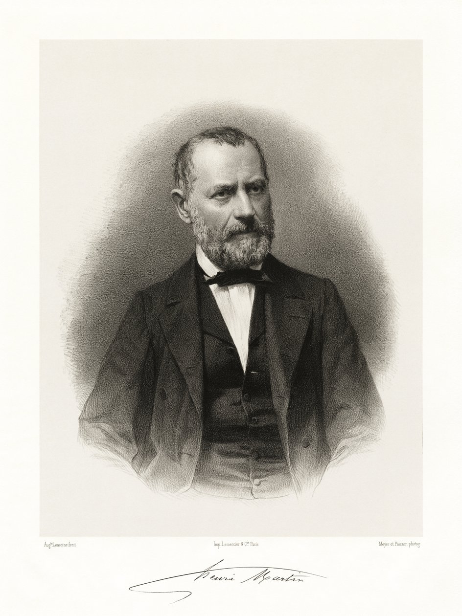 Bon Louis Henri Martin, 1865-66 af Auguste Charles Lemoine