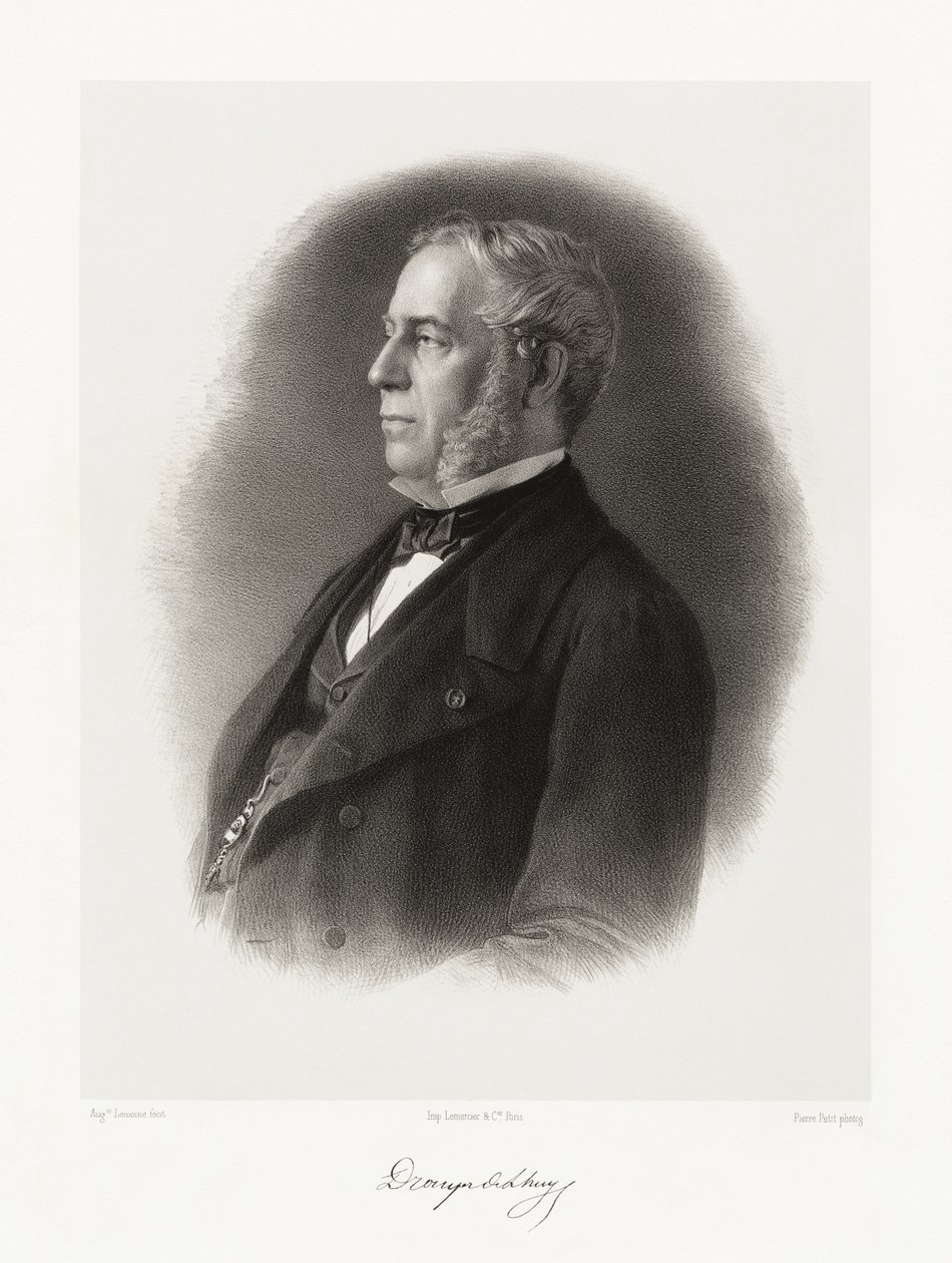 Édouard Drouyn de Lhuys af Auguste Charles Lemoine