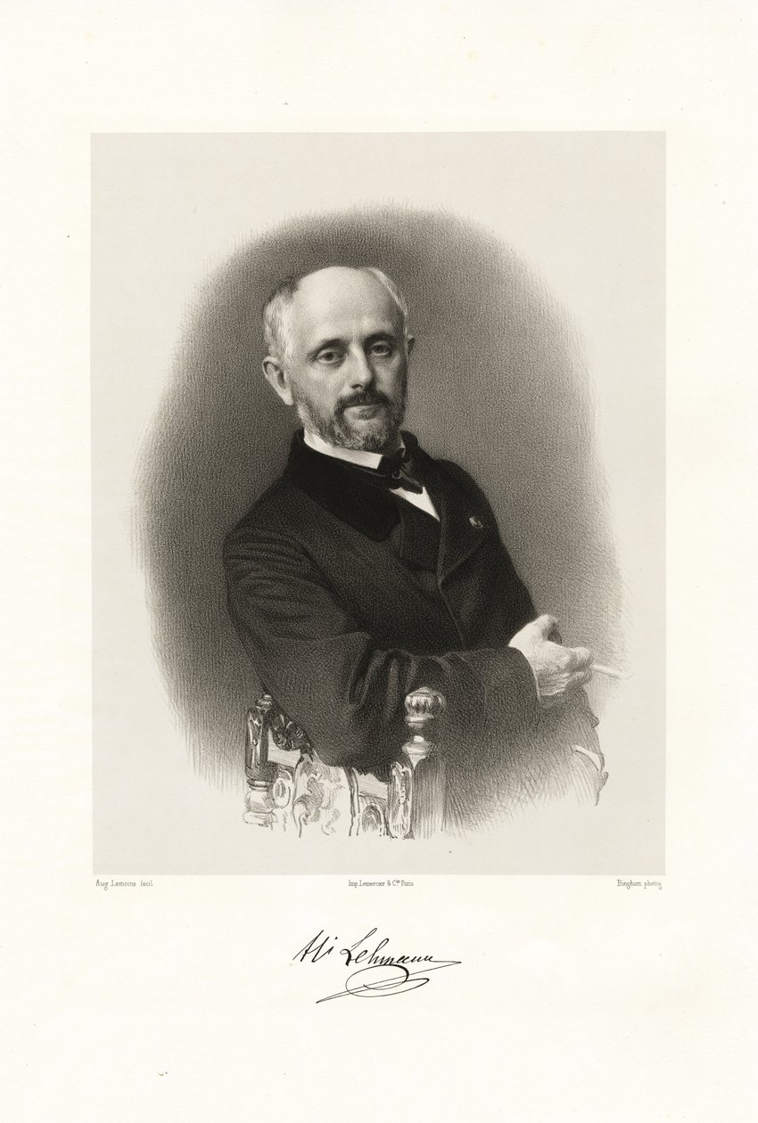 Henri Lehmann, 1865-66 af Auguste Charles Lemoine