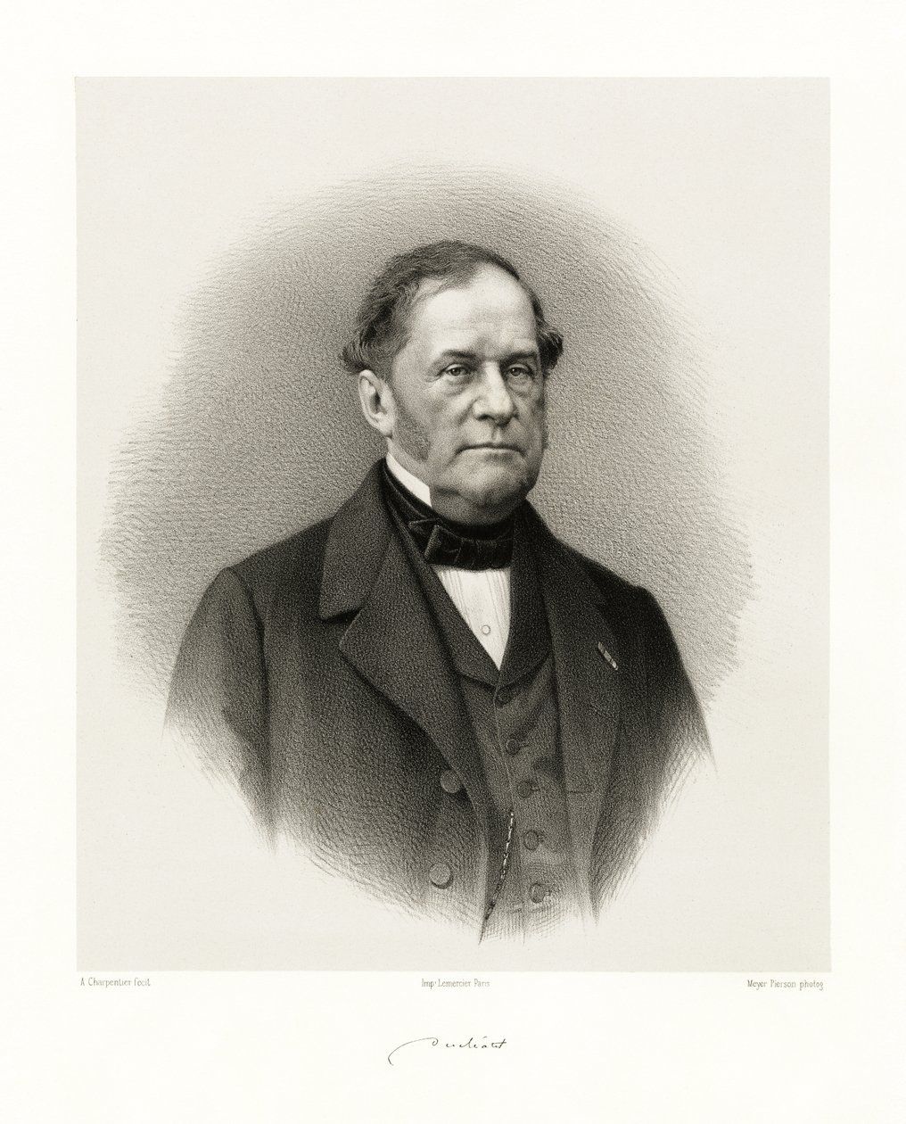 Charles Marie Tanneguy Duchatel af Auguste Charpentier