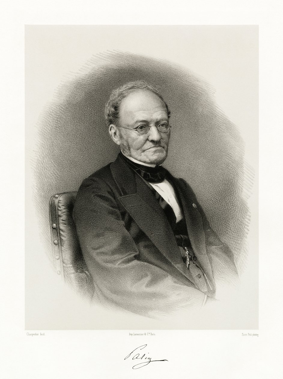Henri Jospeh Guillaume Patin, 1865-66 af Auguste Charpentier