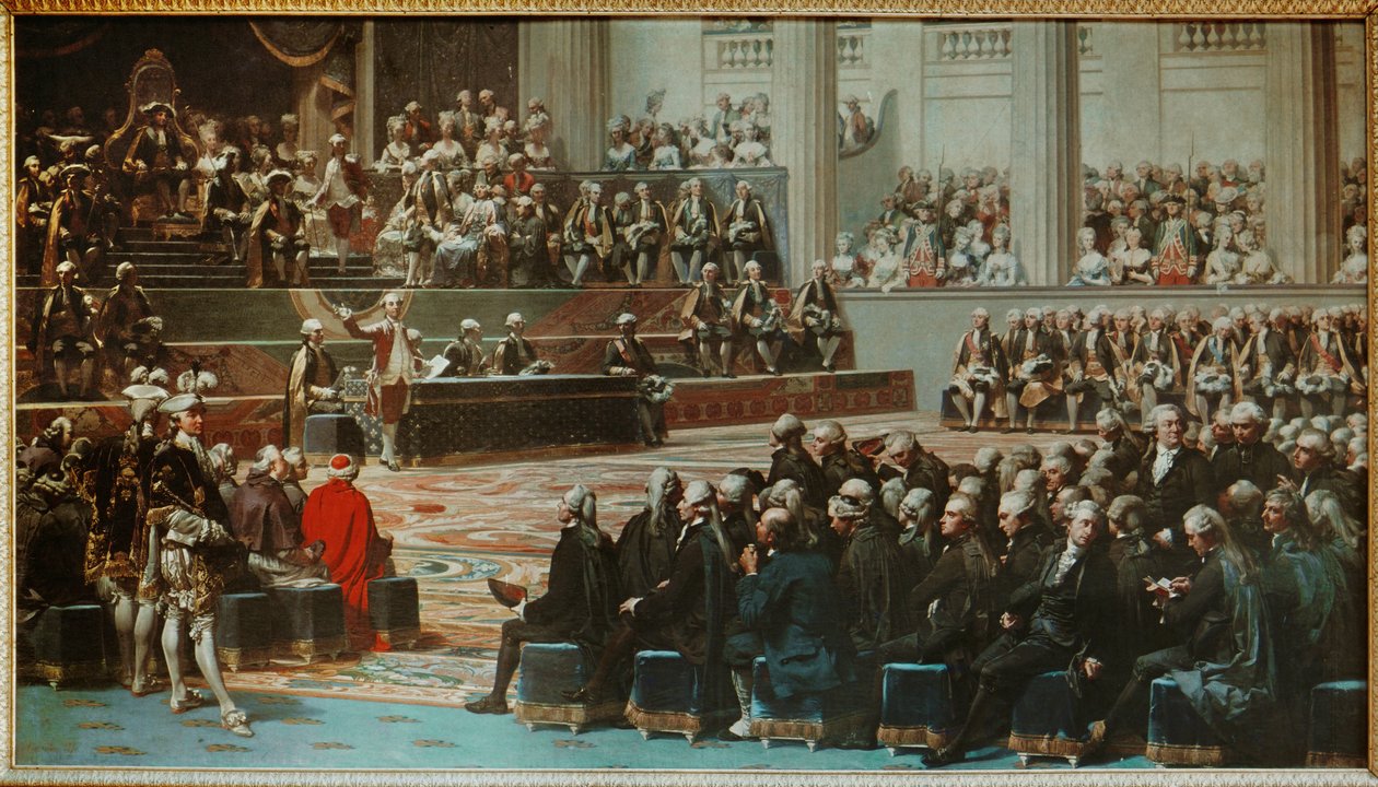 Åbningen af generalstænderne i Versailles ... af Auguste Couder