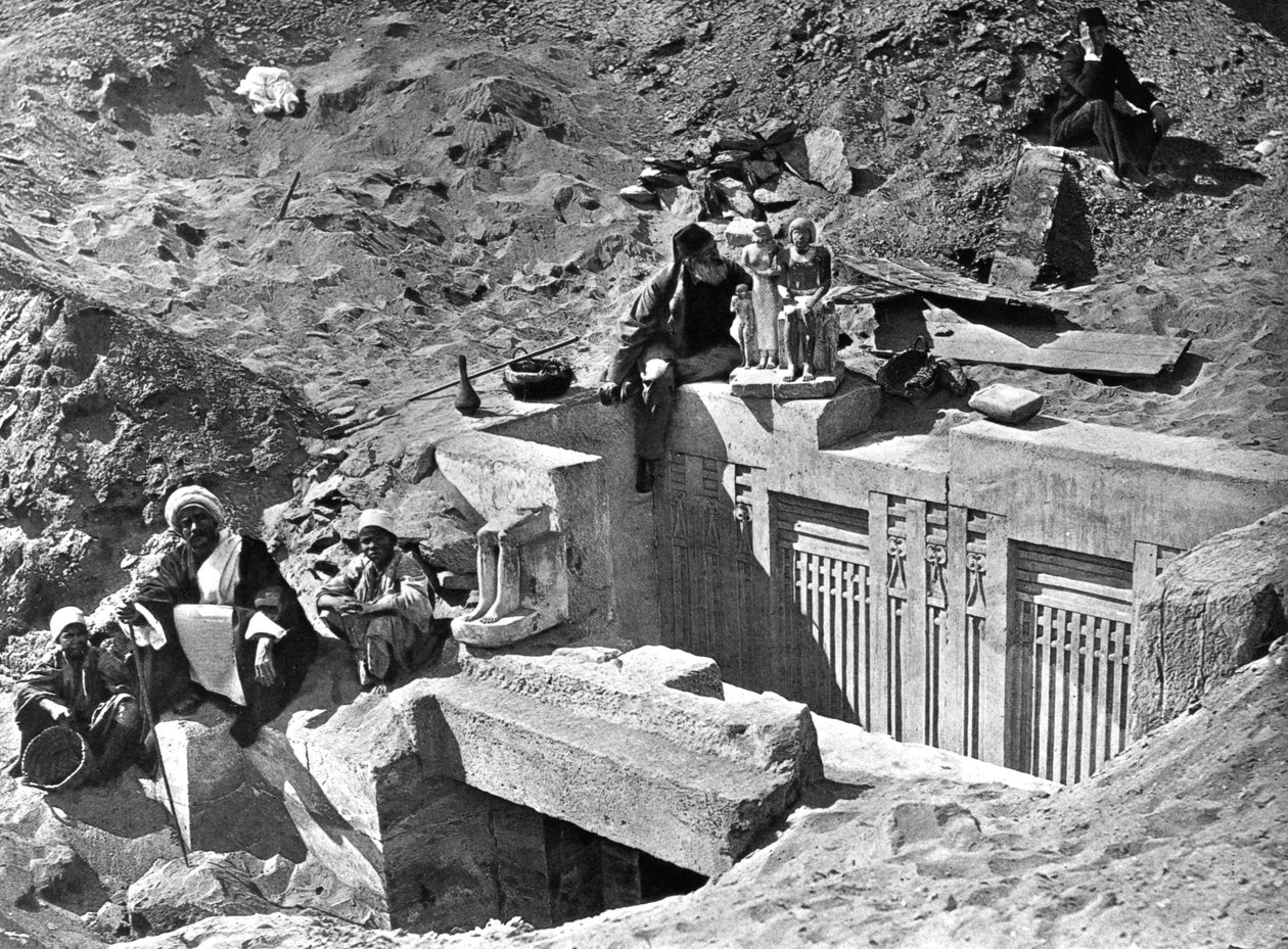 Memphis Saqqara, Egypten, 1893 af Auguste Edouard Mariette
