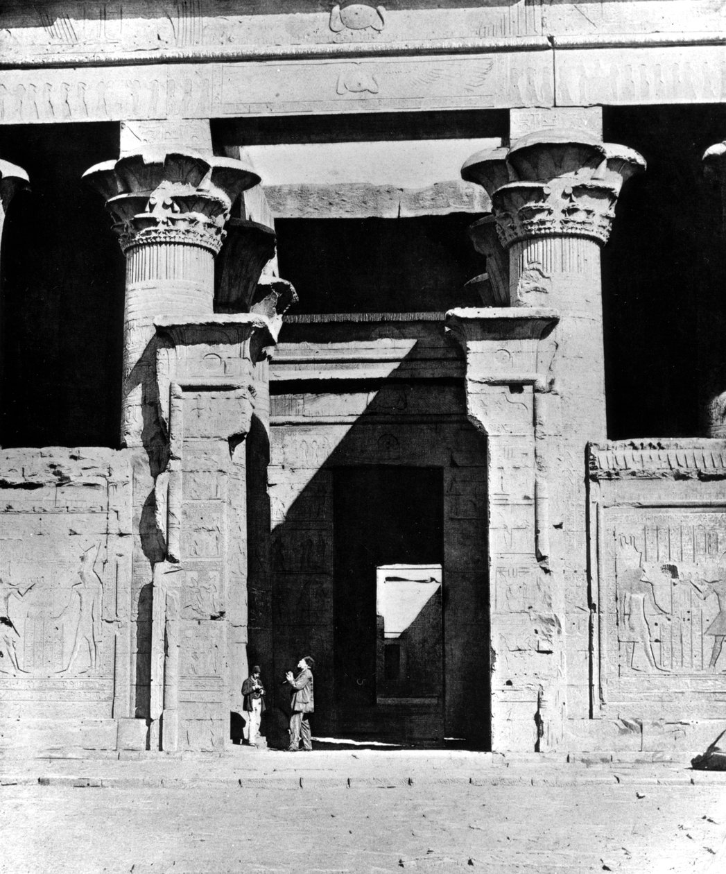 Temple Edfu, Egypten, 1893 af Auguste Edouard Mariette