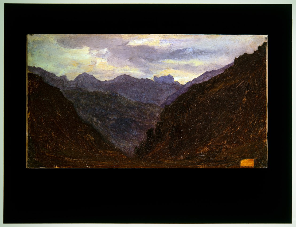 To landskaber af Auguste Francois Bonheur