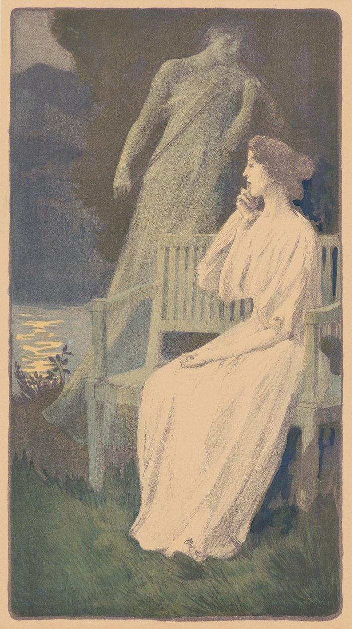 Andante Nocturne, ca 1897. af Auguste Francois Gorguet