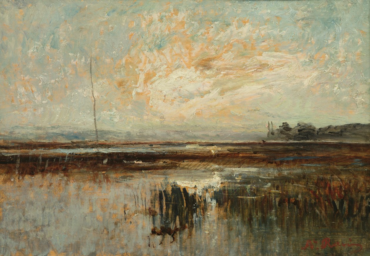 Dammen i Aleva, Morestel af Auguste Francois Ravier