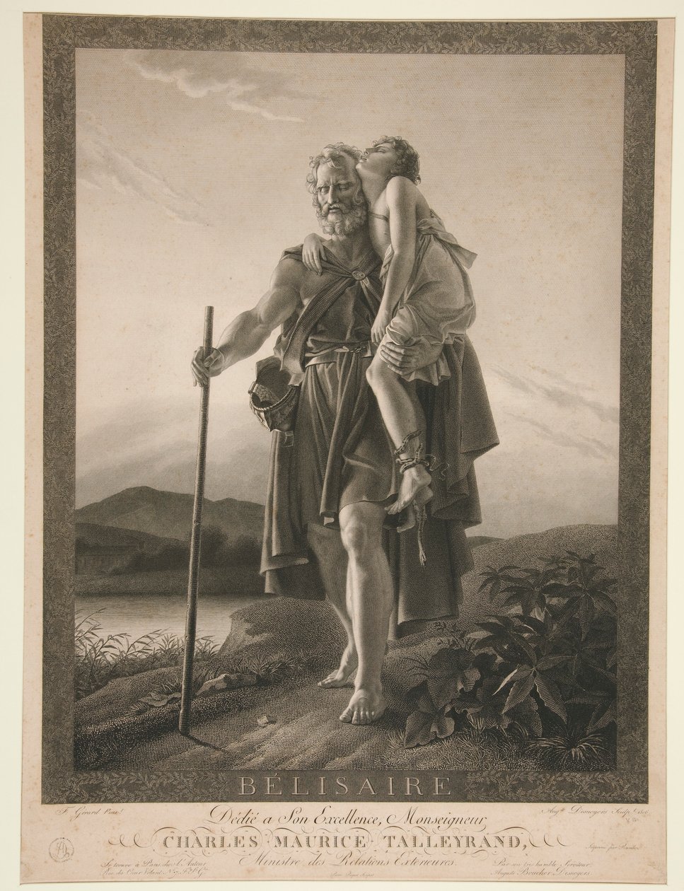 Belisarius af Auguste Gaspard Louis Desnoyers