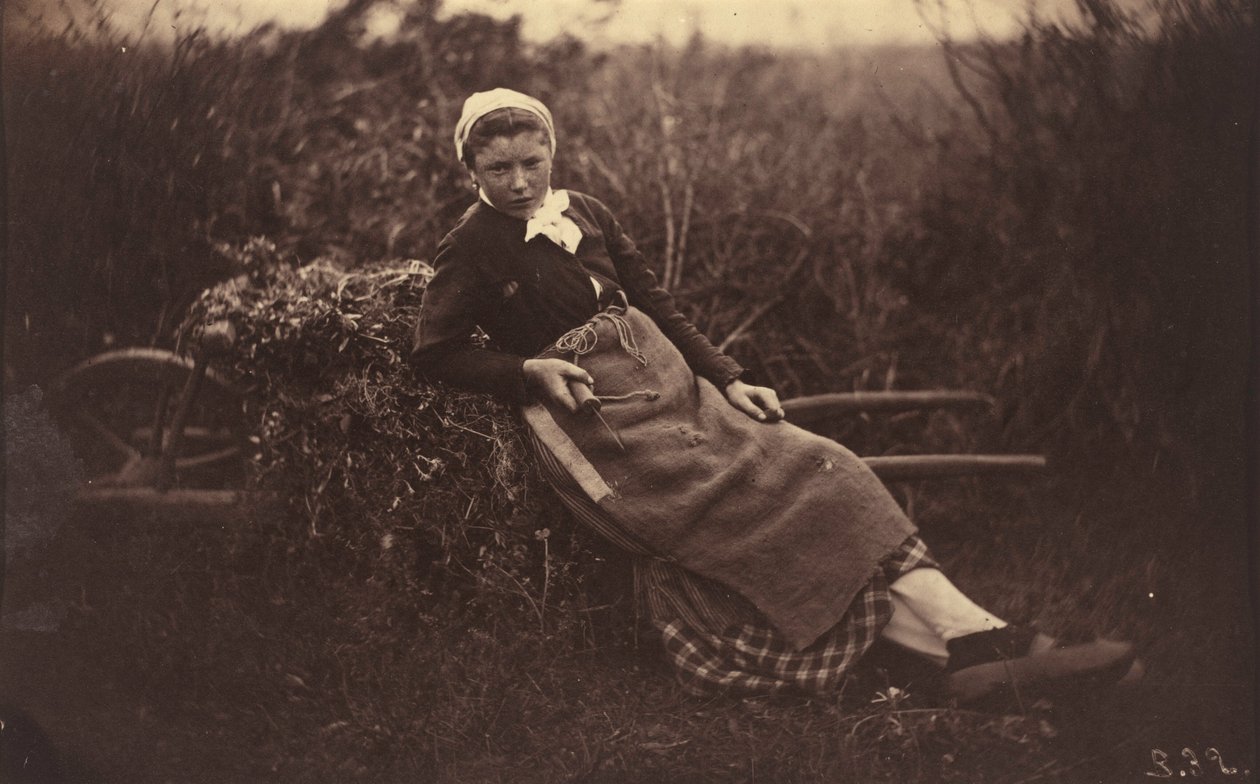 Bonde, ca. 1870 (foto) af Auguste Giraudon