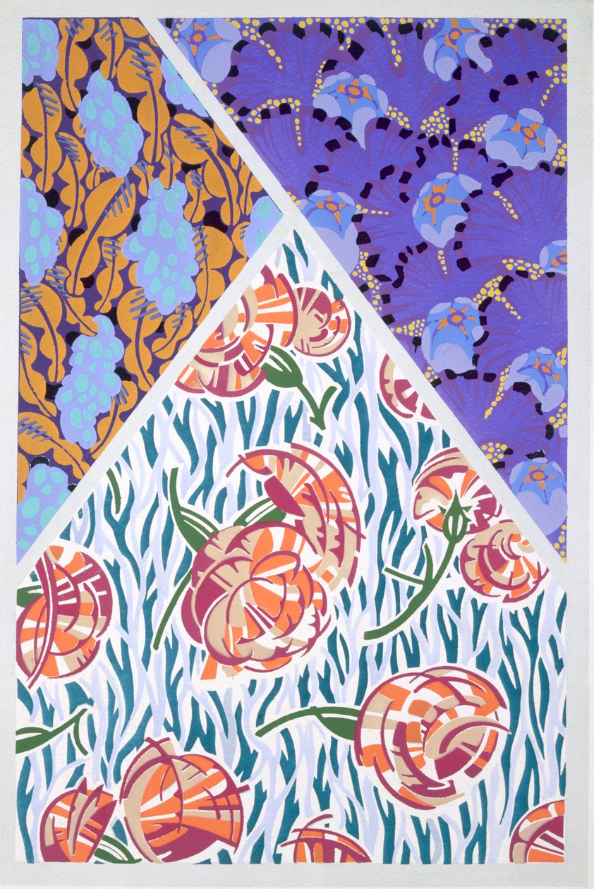 Plade 16, fra "Forms and Colours", ca. 1930 af Auguste H. Thomas