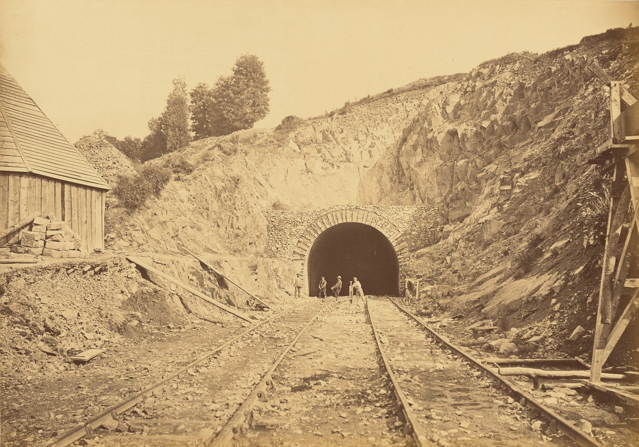 Indgang til Souterrain de Sauvage, Côté de Paris af Auguste Hippolyte Collard