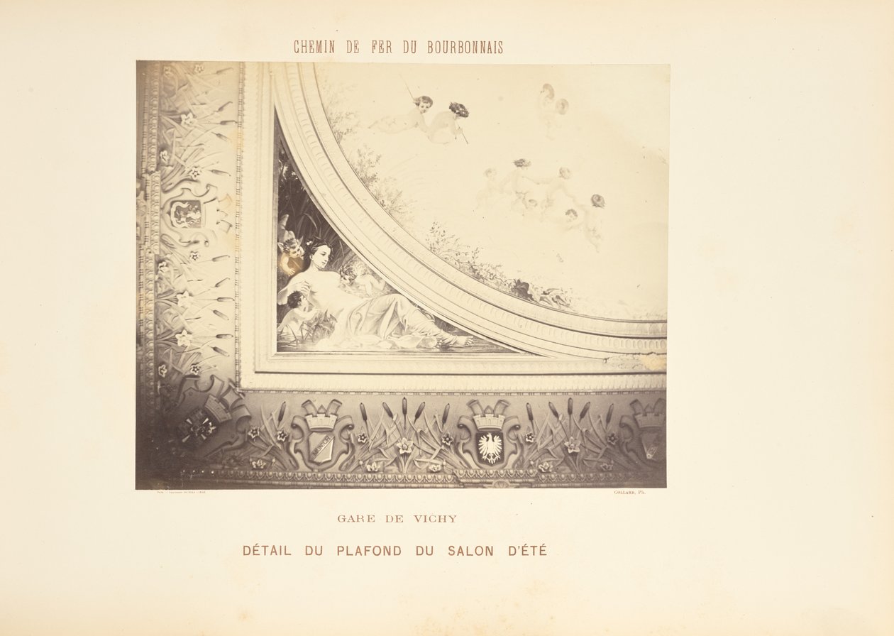 Vichy station, Platfond du Salon d
