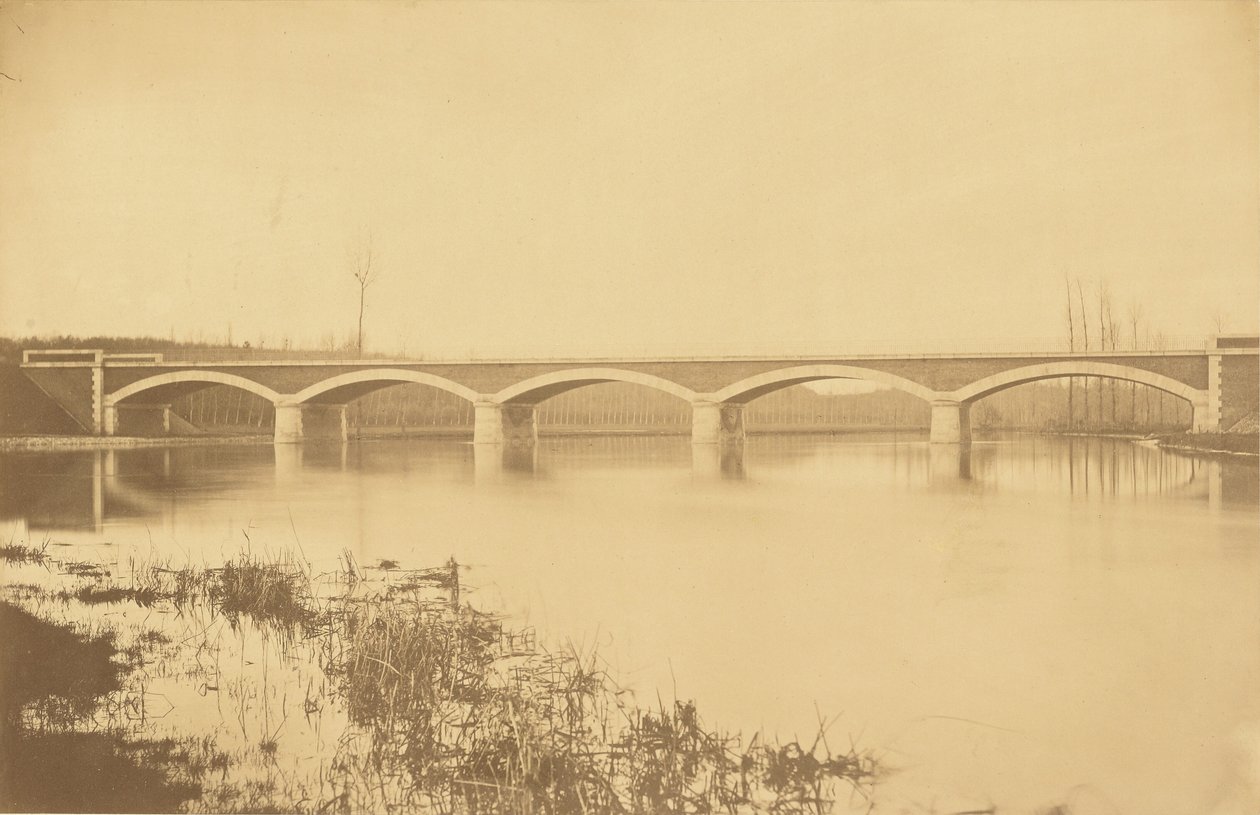 Linje fra Villeneuve-Saint-Georges til Montargis, Viadukt på Loing (nær Montargis) af Auguste Hippolyte Collard