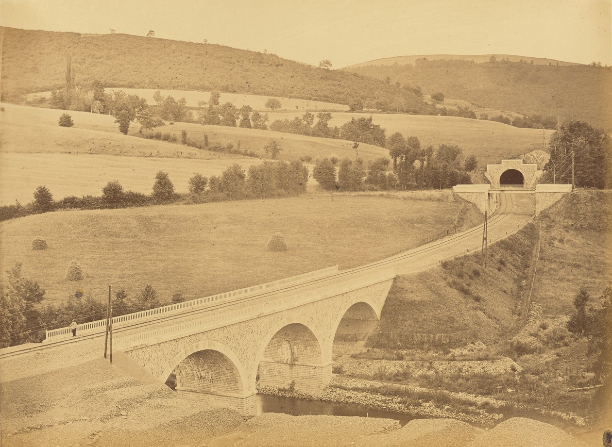Viadukt over Rhims, nær Hôpital af Auguste Hippolyte Collard