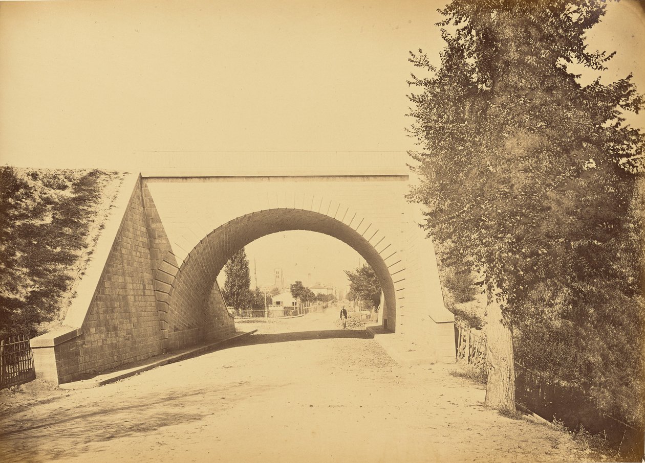 Viadukt på Route de Lyon à Montbrison i Montbrison af Auguste Hippolyte Collard
