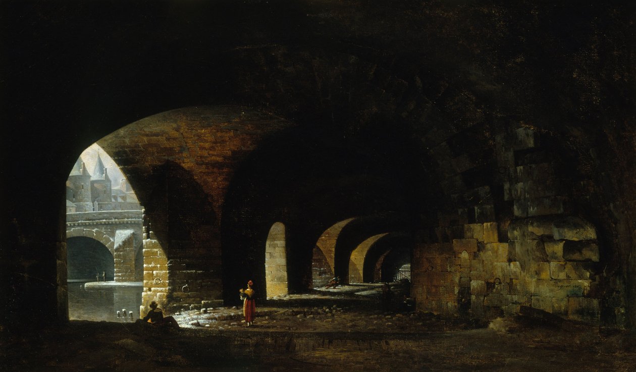 Vault på Quai de Gesvres af Auguste Jacques Regnier