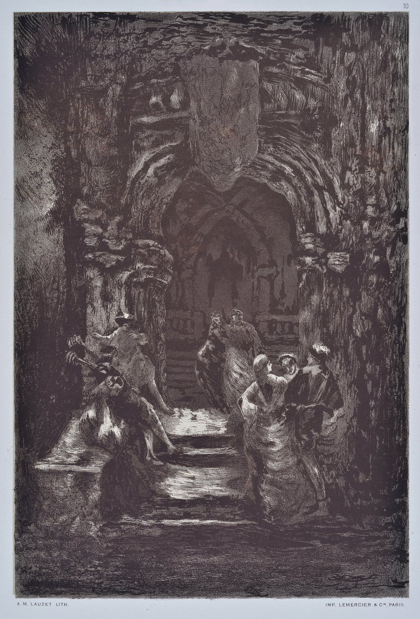 Trappen (tegning) af Auguste Lauzet
