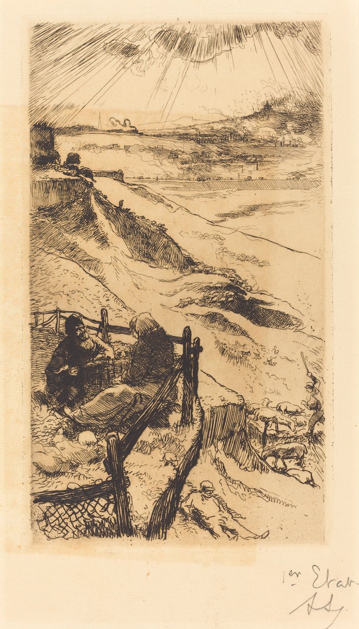 American Quarries, nær Paris af Auguste Lepere