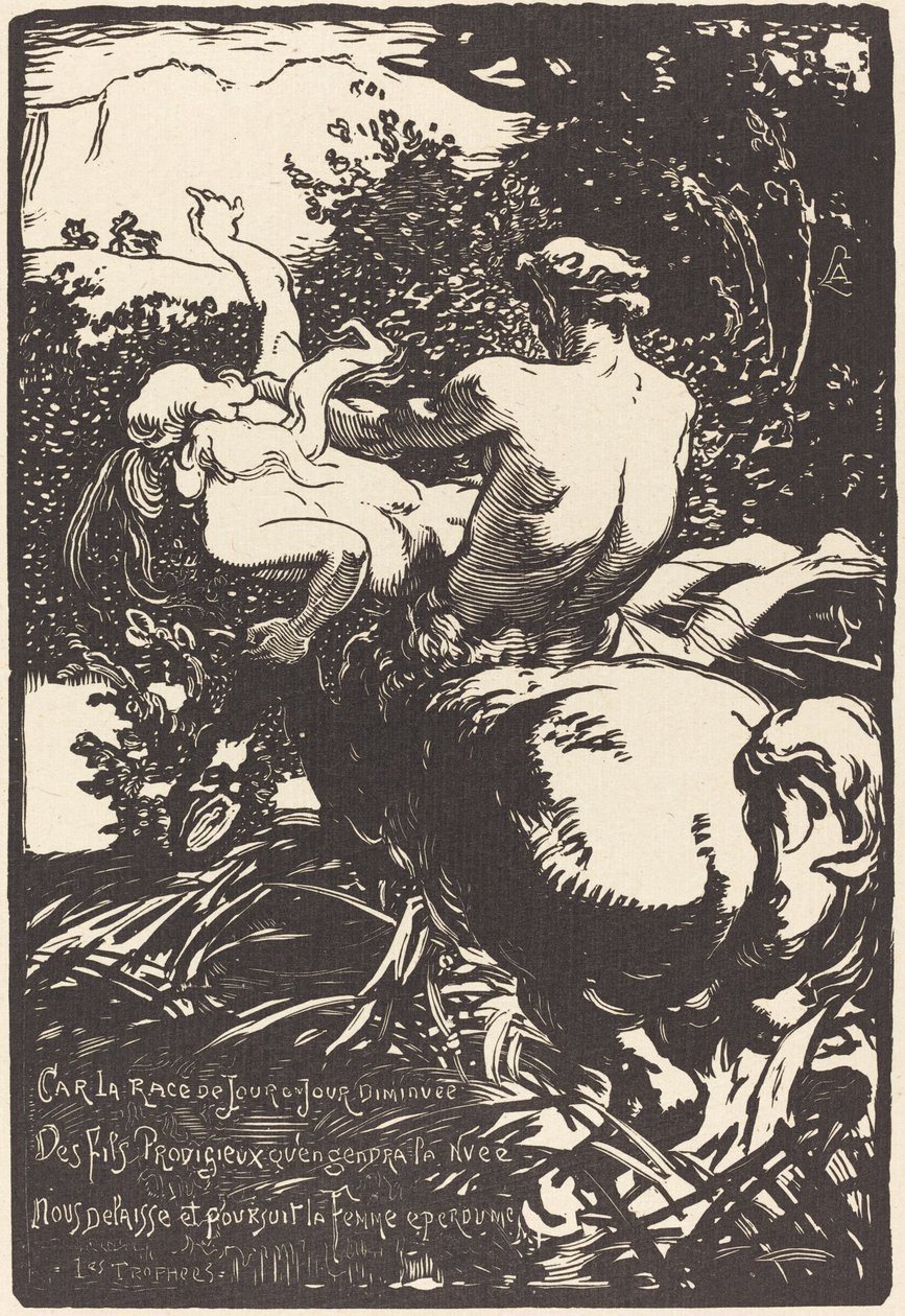 Centaur (Kentauren) af Auguste Lepere