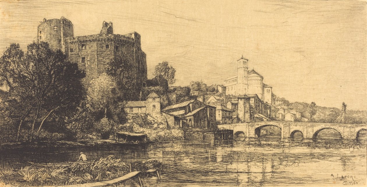 Clisson Lower Loire, 1909. af Auguste Lepere