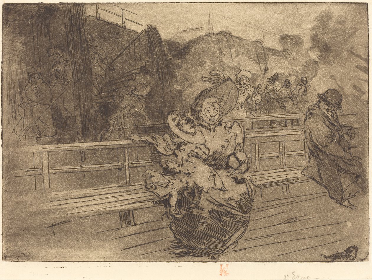 Afgang til Greenwich (Depart pour Greenwich) af Auguste Lepere