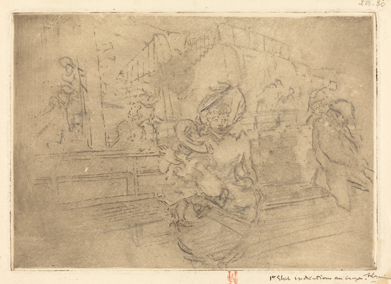 Afgang til Greenwich (Depart pour Greenwich) af Auguste Lepere