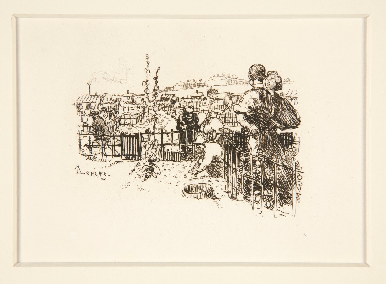 Havearbejde af Auguste Lepere