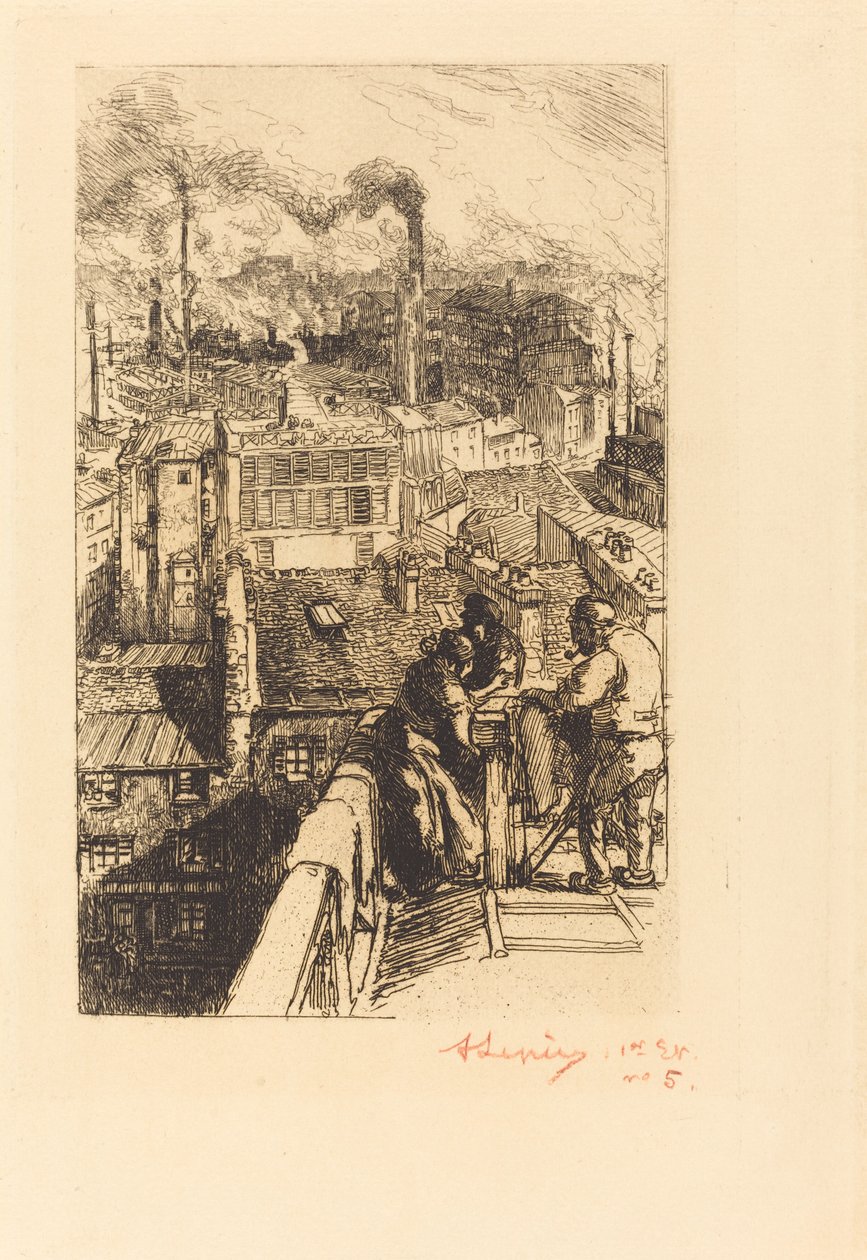 Gobelins kvarter af Auguste Lepere