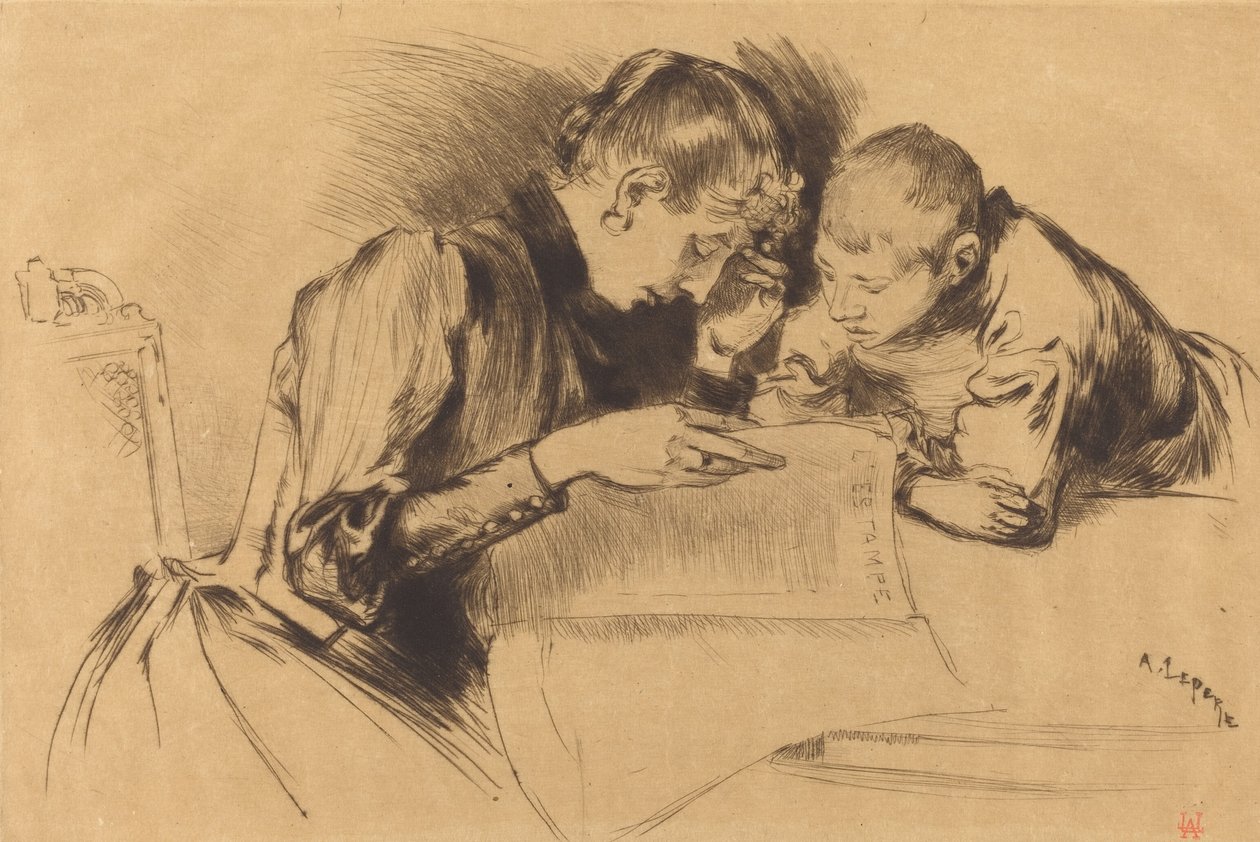Billeder Billeder, 1889. af Auguste Lepere
