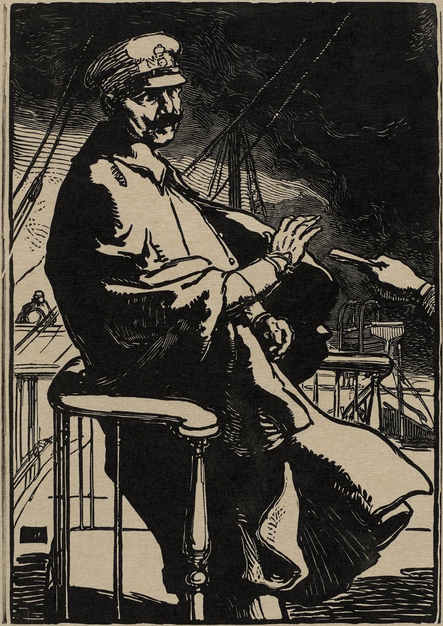 Kejser William på sin Yacht af Auguste Lepere