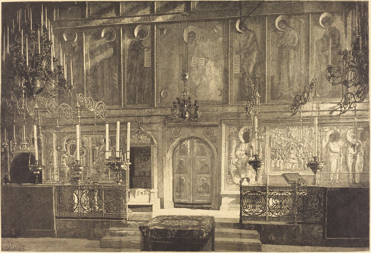 Incestasen af ​​Himmelfartskatedralen af Auguste Lepere