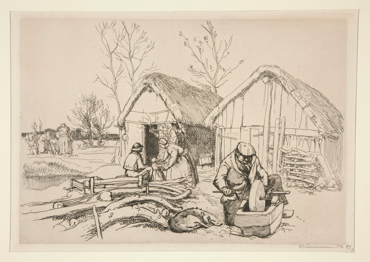 Skovhuggerens hus (Vend?e) (Skovhuggeren af Auguste Lepere