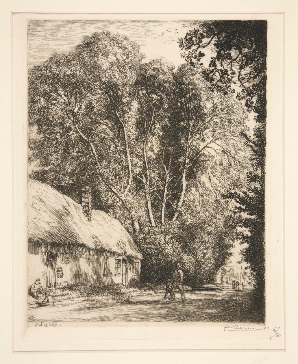 Le Bout Genet (Cvec?sur-le-Grand) af Auguste Lepere
