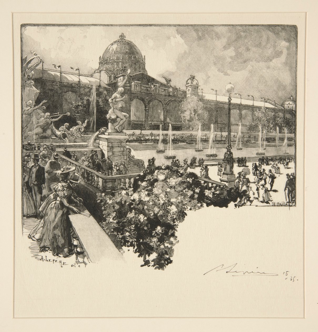 Palace of Liberal Arts, eksteriør af Auguste Lepere