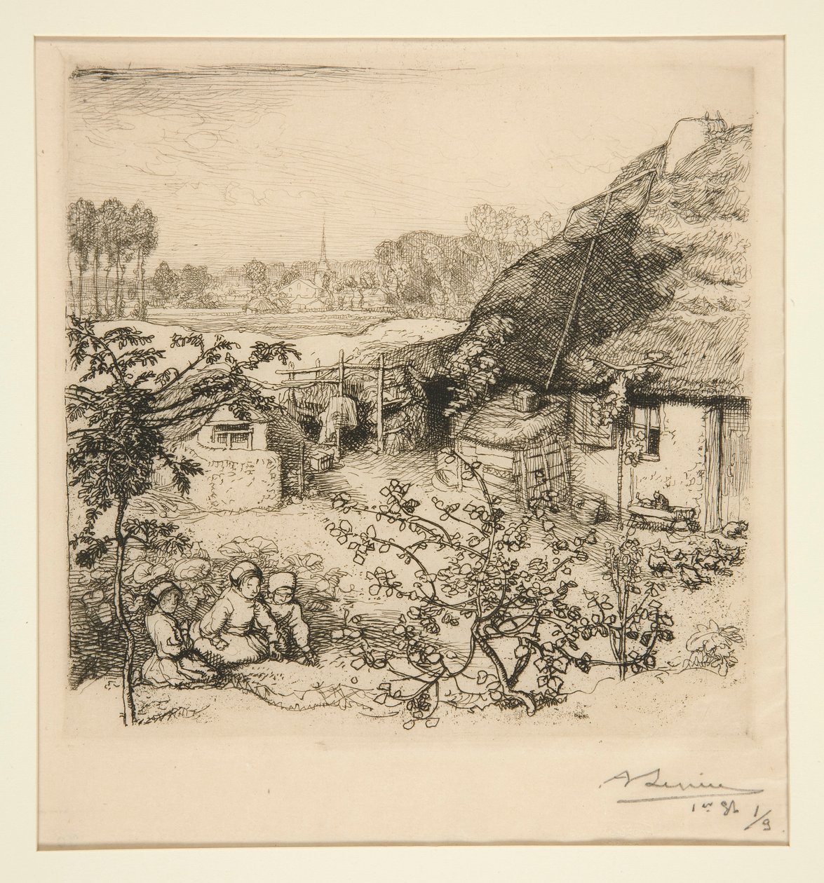 Reden (Saint-Jean-de-Monts) (Shelter [Saint-Jean-de-Monts]) af Auguste Lepere