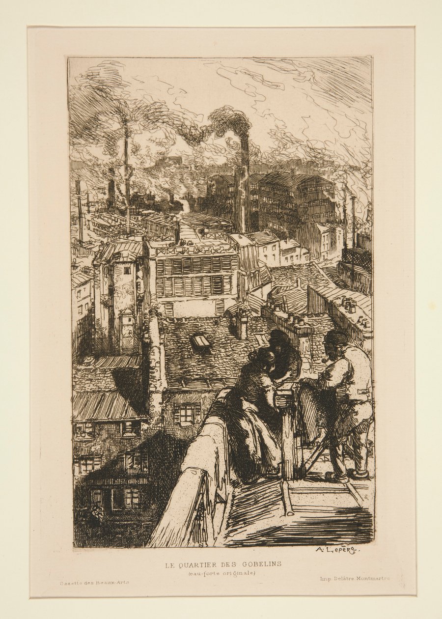 Gobelins-distriktet (The Goblin af Auguste Lepere
