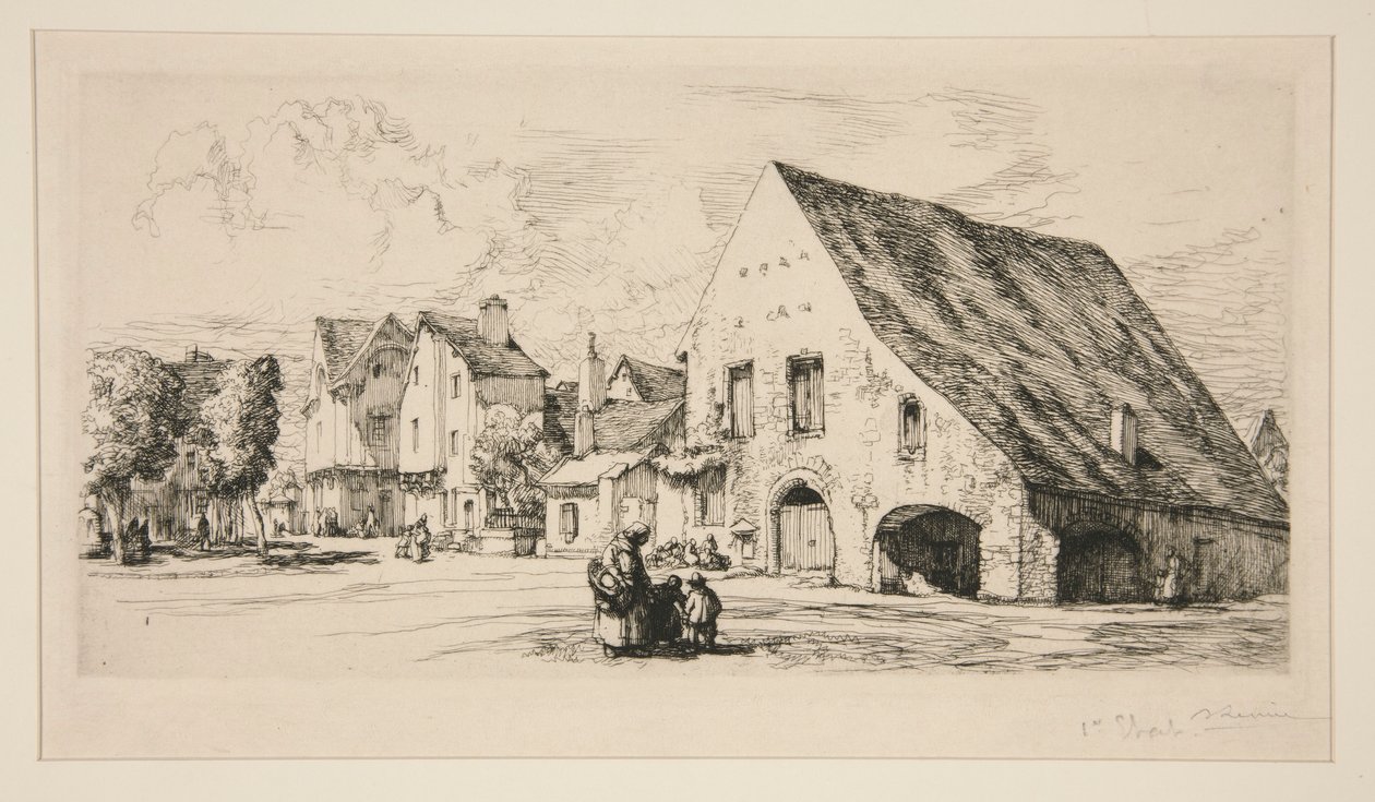 Provins (Seine-et-Marne) af Auguste Lepere