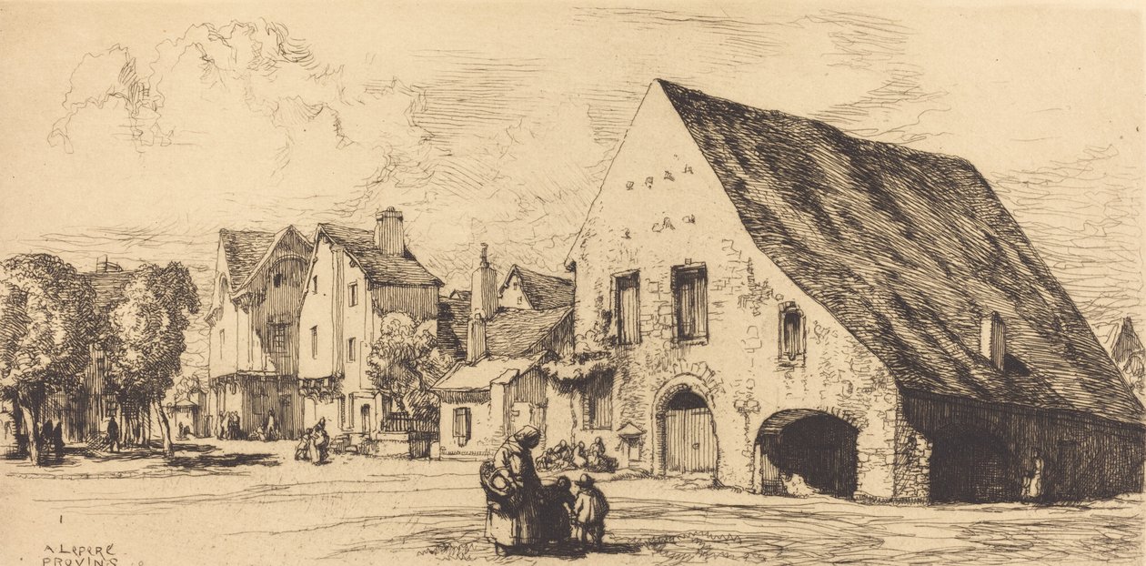 Provinserne Seine og Marne, 1910. af Auguste Lepere