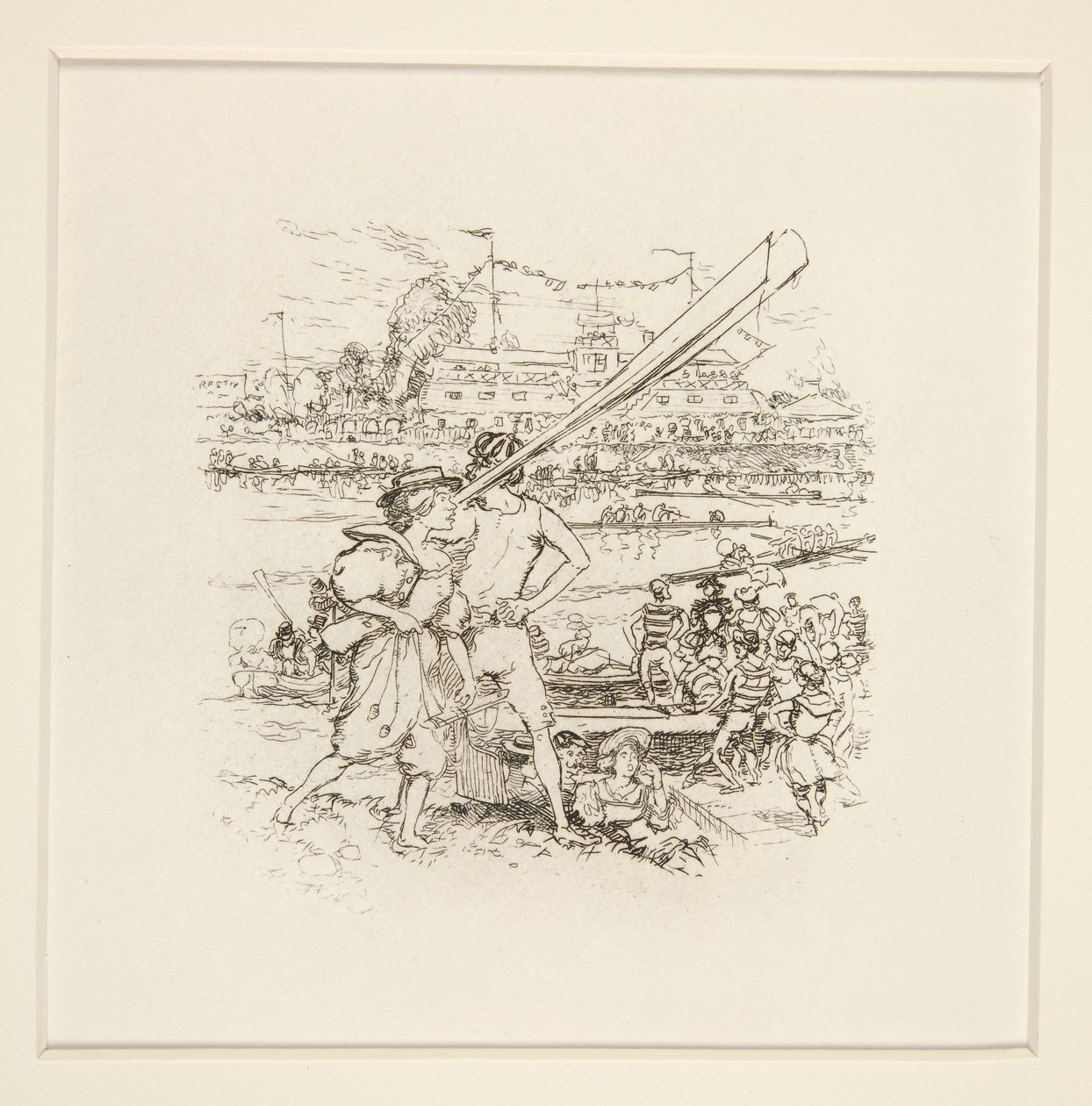 Riverside Party af Auguste Lepere