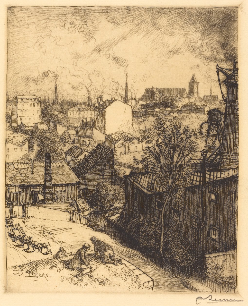 Souvenir fra St. Denis af Auguste Lepere
