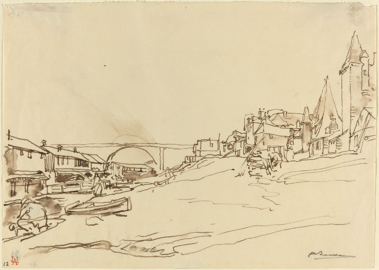 Kongen af Polens hus (Angers) af Auguste Lepere
