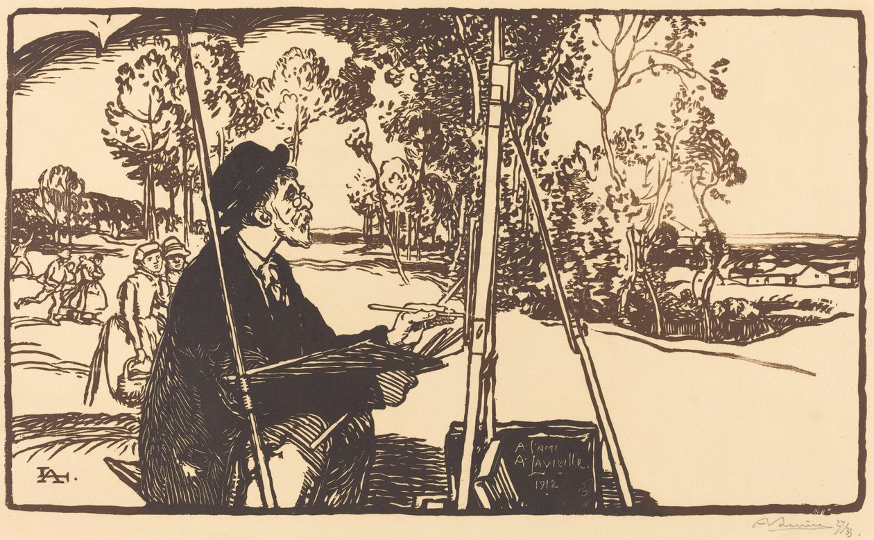 Landskabskunstneren af Auguste Lepere
