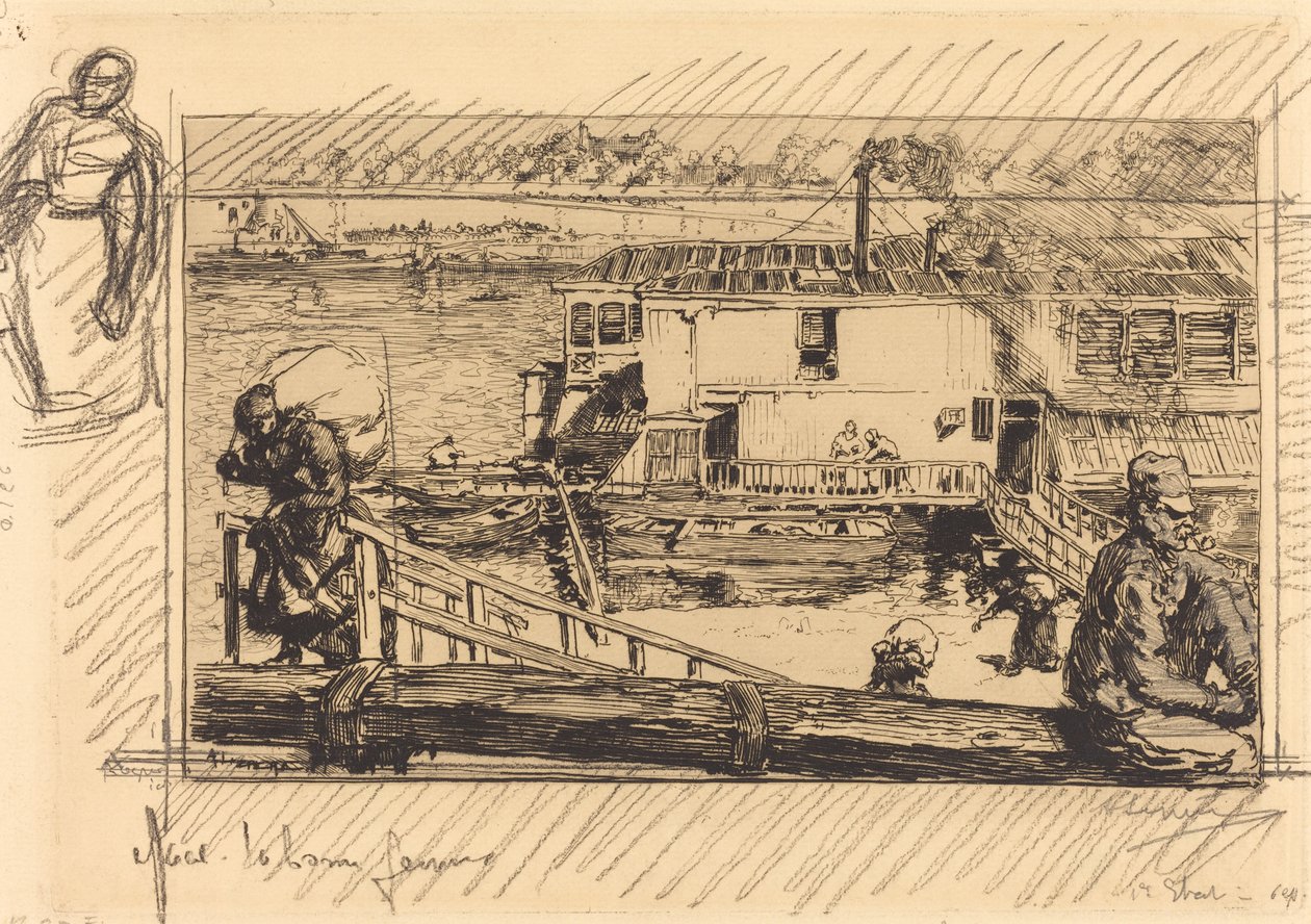 Vaskehuset af Auguste Lepere