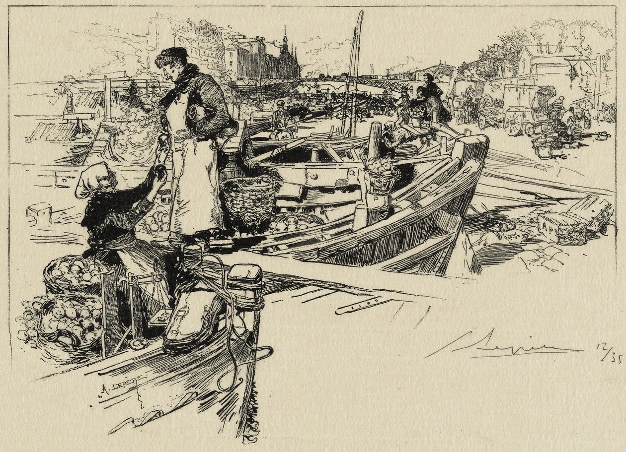 Havnescene, muligvis 1880
