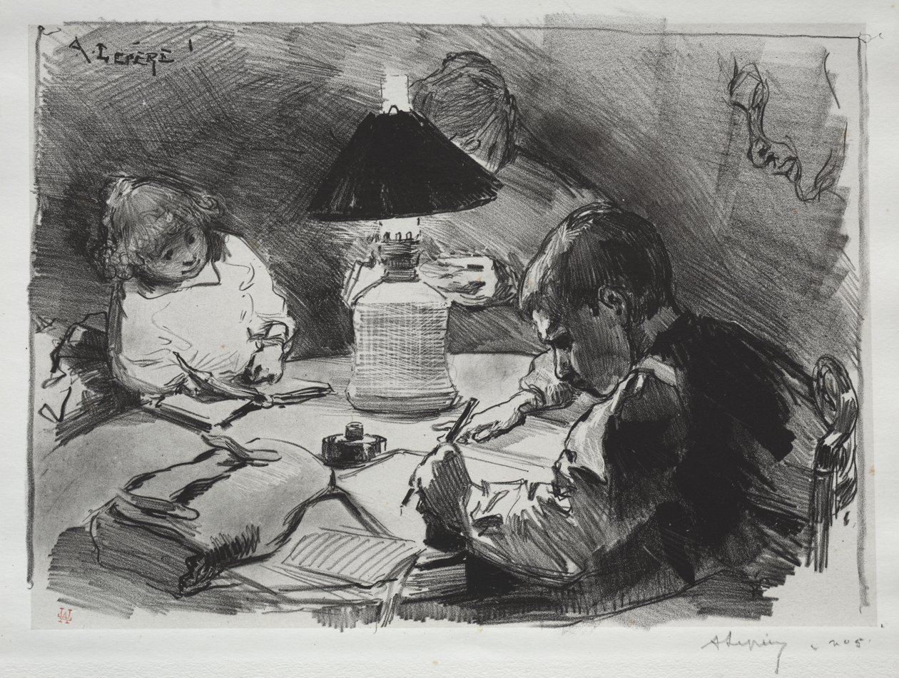 Omkring Lampen af Auguste Louis Lepère