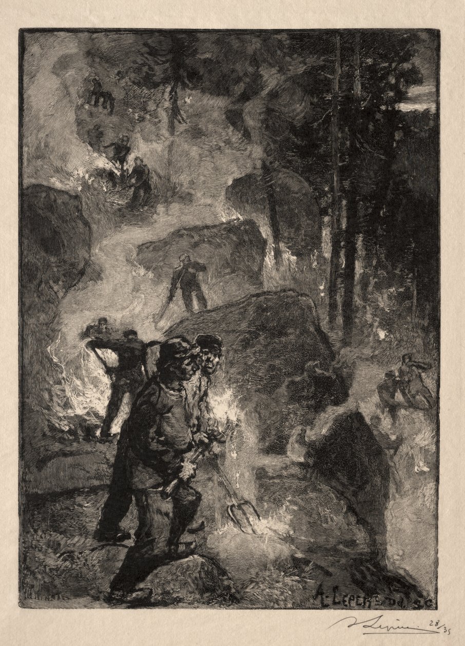 Bregnebrændere af Auguste Louis Lepère