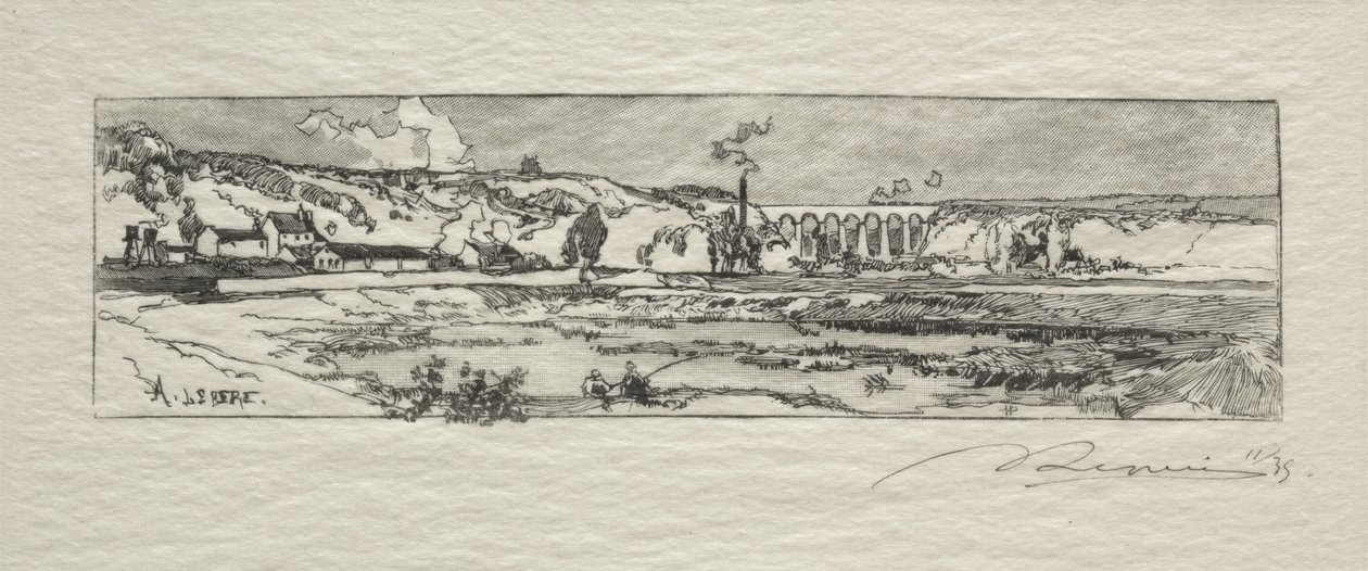 Issy les Moulineaux dam af Auguste Louis Lepère