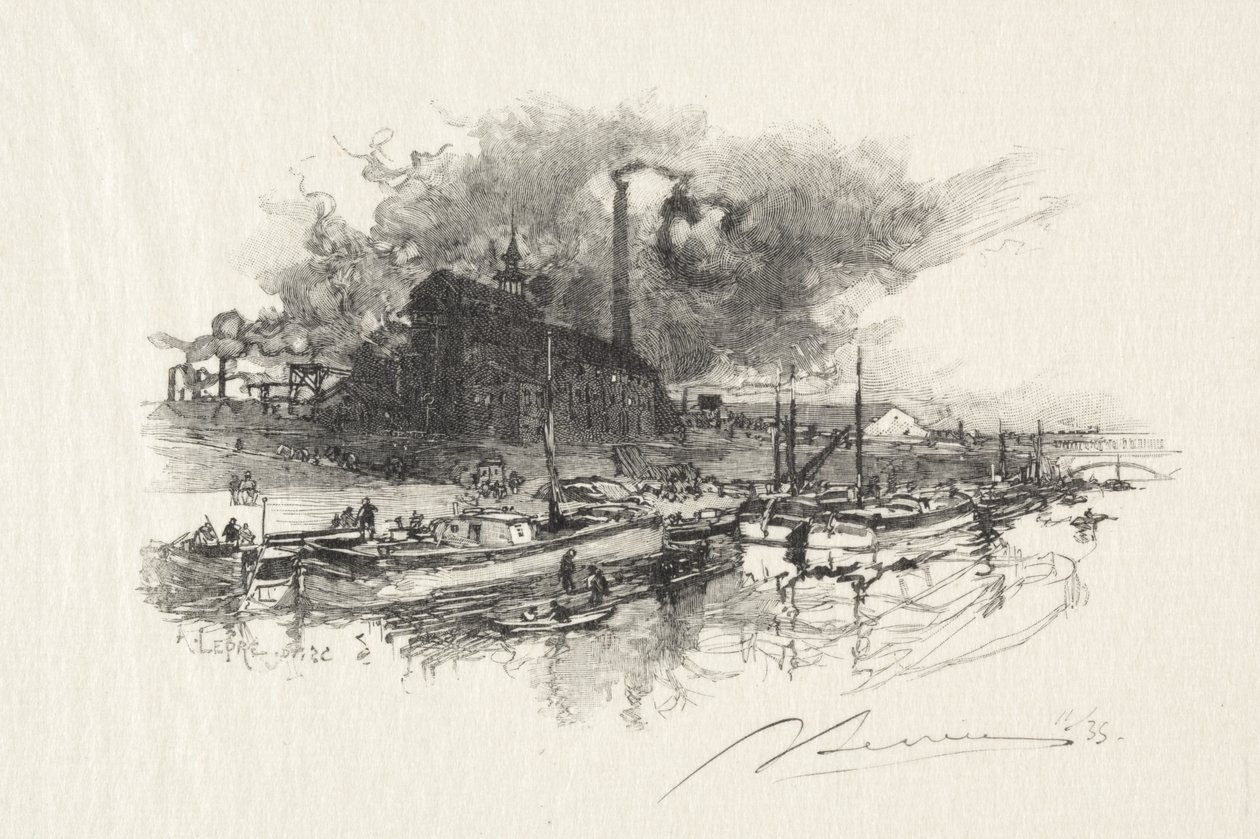 Blege af Auguste Louis Lepère